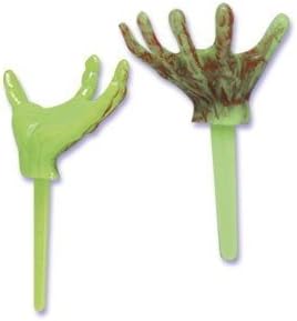 24 ct - Halloween Monster Hand Cupcake Picks