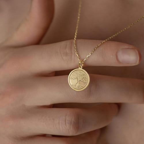 Colgante con árbol de la vida y raíces familiares amuleto espiritual 2