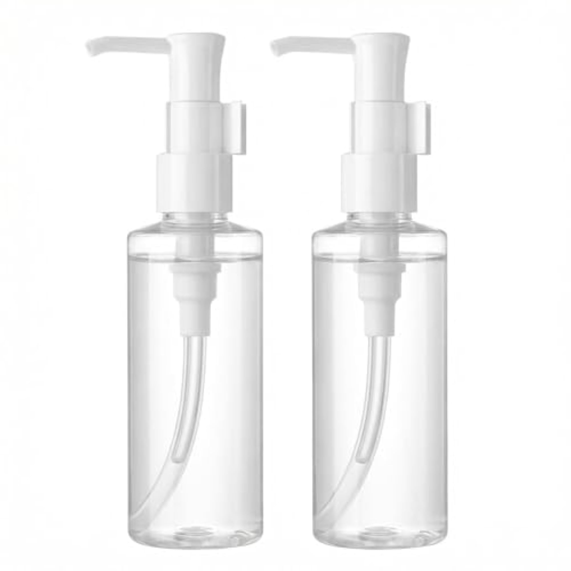 150ml Portable Empty Refillable Clear Plastic Lotion Pumps