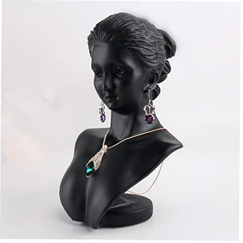 Buste collier 3D avec porte boucles d'oreilles pour support de création - 2