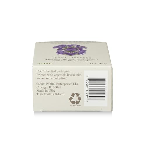 Image of KOBO Plant the Box Heath Lavender Bar Soap (7 oz)