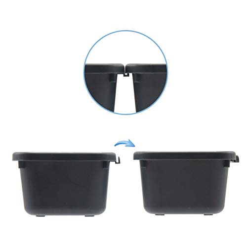 image for Backerysupply Interlocking Desk Drawer Organizer Separators for Kitche