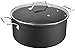 Kochtopf 5.7L, MSMK 24cm Induktionskochtopf mit Antihaftbeschichtung, groß für alle Herdarten, Backofen- und spülmaschinenfest, mit Stay-Cool-Griff，24cm cooking pot