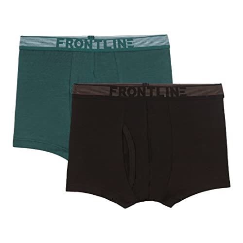 Image of RUPA FRONTLINE Boy's Cotton Blend Classic Regular Fit Solid Trunks