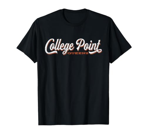 College Point Queens New York T-Shirt T-Shirt, Men, Black, Small