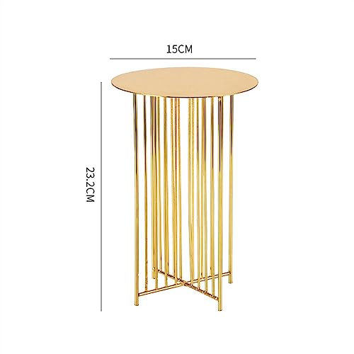 Présentoir à gâteaux luxe doré grand modèle pour buffet chic