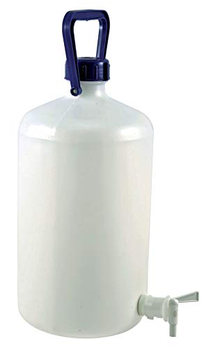 Dynalon 208605-0010 HDPE Narrow Mouth Carboy with Spigot, 10 L