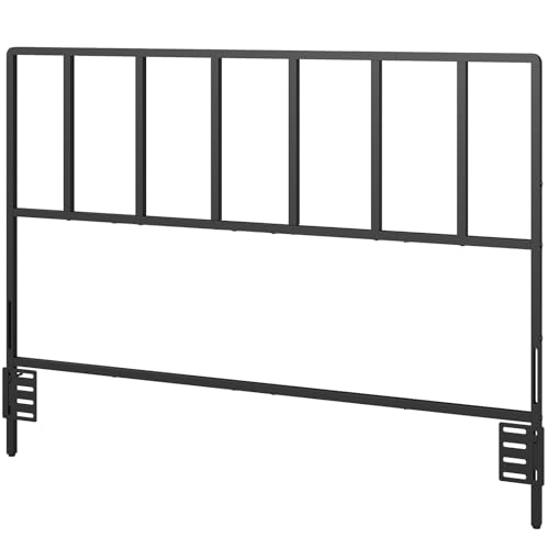 MAHANCRIS Headboard Full Size, Metal Headboards with Universal Adapters, Adjustable Height, Modern...