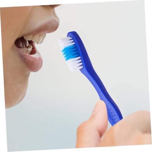 FOMIYES 20 Stück Zahnbürsten Kurze Handzahnbürste mit Weichen Borsten für Gefängnisse Tragbar und Leicht für Reisen Blau für Empfindliche Zähne und Schwer Erreichbare Stellen – Bild 8