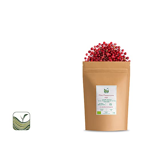 Roze Peperkorrels Voor Maalmachine - Roze Peper - Peruaanse Peperkorrels 50g - Afbeelding 7