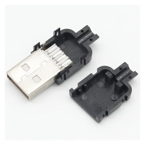 Conectores USB 2.0 Tipo A Macho de 4 pines pack de 10 componentes para soldar cables 4