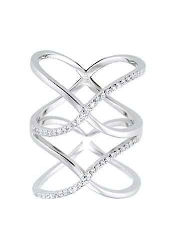 Elli Premium Damen 925 Sterling Silber Silber