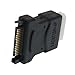 Maxmoral SATA Male to Female Adapter Power Adapter 15P Male Hard Disk Drive Power Adapter Electronic Plug-in for Hard Disk Drive Connector Connecting Devices