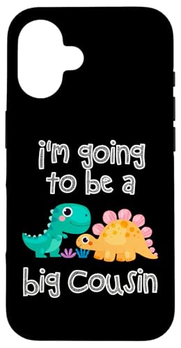 �������D�� I'm Going To Be A Big Cousin Crew �K�[���Y �{�[�C�Y �X�}�z�P�[�X iPhone 16 �p