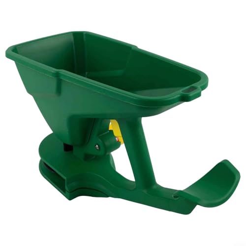 Esparcidor de fertilizante manual con mango ajustable para cuidar tu jardín cómodamente 4