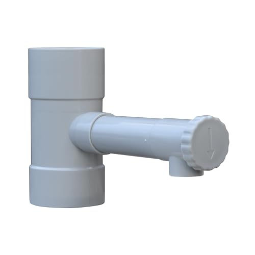 Jardibric - Raccord Récupérateur Eau Pluie Ø80 mm Gris - Sortie Ø35 mm - Collecteur Descente Gouttière PVC