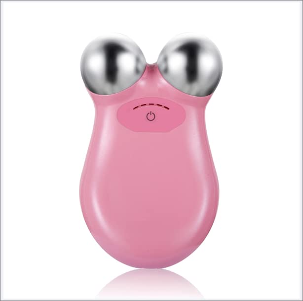 PENGSHAOFacial Massager for Face Lifting Microcurrent Roller Massager Facial Microcurrent Device Massage Face Lift Machine,Pink