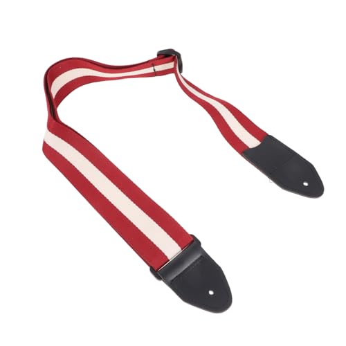 Sosoport Correa De Guitarra Elegante Rayas Ajustables Para Guitarra Electroacústica o Eléctrica Para...