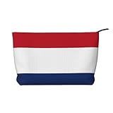 CNTDBU Make-up-Tasche mit niederländischer Flagge, mit Reißverschluss, Kosmetiktasche für Reisen, Toilettenartikel und den täglichen Gebrauch