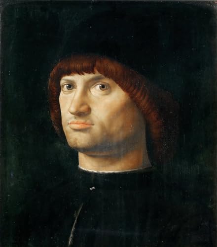 Pintura murales lienzo de Antonello Da Messina: cuadro decorativo para salón y dormitorio