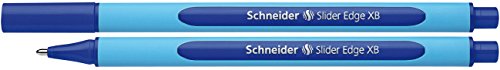 Image of Schneider Slider Edge XB Ballpoint Stick Pen, Blue Set of 5