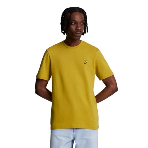 Image of Lyle & Scott Mens Plain T-Shirt (L) (Ellaness Gold)