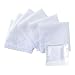 6 Pcs Gift Set Womens Lace Wedding 100%Cotton Handkerchiefs White