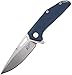 Eafengrow EF37 Camping Knives D2 Blade G10 Steel Handle (Blue)
