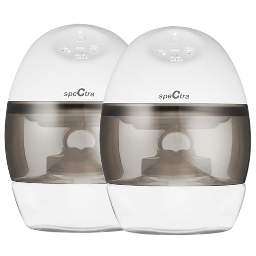 Spectra Baby Spectra Premier Wearable Breast Pump - Hands-Free Portable Breast Pump - Wireless - Comes with 24mm Flanges Milk Container 160mL Bottle & Other Accessories