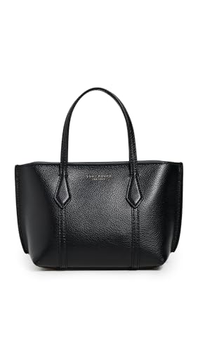 Tory Burch Women's Perry Mini Tote, Black, One Size