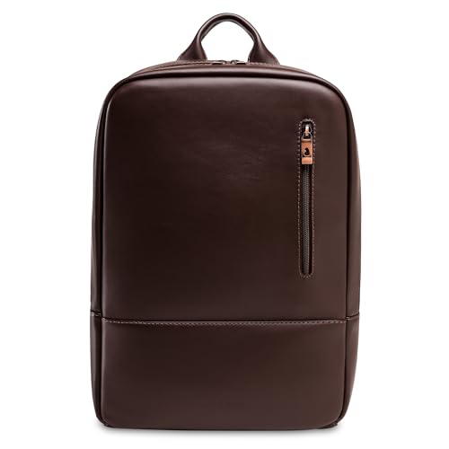 Nordweg Nomad Leather Laptop Backpack (Brown)