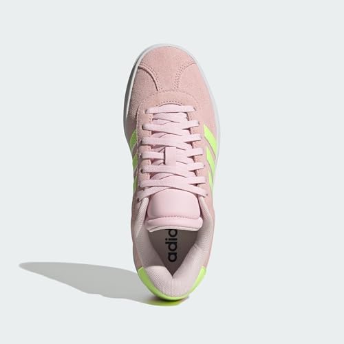 adidas Unisex Çocuk VL COURT BOLD J Ayakkabı - Düşük Taban (Futbol Dışı) CLPINK/HIREYE/FTWWHT 40 - Görsel 3