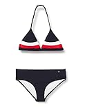  Tommy Hilfiger Mädchen Triangle Set Dreieck-BHS, Desert Sky, 8-10 Years