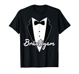 Herren JGA T-Shirt Bräutigam Mann Junggesellenabschied Polterabend T-Shirt