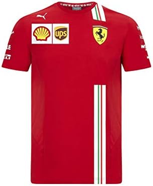 Official Formula One - Scuderia Ferrari 2020 PUMA - Charles Leclerc  Maglietta - Size: XS : Amazon.it: Moda
