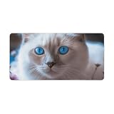 Grande taille : ce tapis de souris extra large offre suffisamment d'espace pour le clavier et la souris, idéal pour les jeux ou les configurations de bureau. Le sous-main esthétique vintage assure un mouvement fluide de la souris et protège votre bureau des rayures, ce qui en fait un sous-main parfait pour le clavier et la souris.