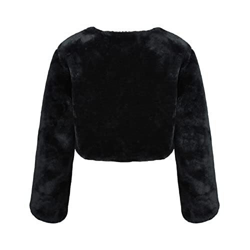 Girls Long Sleeve Cardigan Cotton Bolero Shrug Long Sleeve Top Cute Jacket Outwear White for Girls Size 2-82