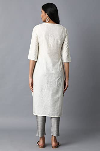 Image of W for Woman Women's Viscose Regular Kurta
