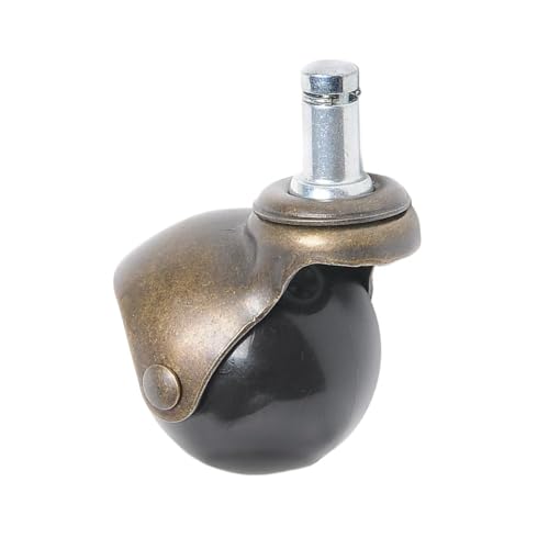 VCALDGFZ 4 Pcs 2 Inch Heavy Duty Ball Casters with M8×22mm Insert Rod | All Swivel Wheels for Sofa/Chair/Bed | Silent Roller