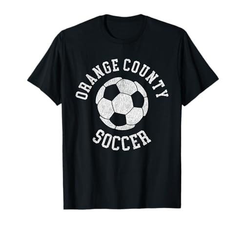 Orange County Soccer Retro Distressed 90's Vintage T-Shirt