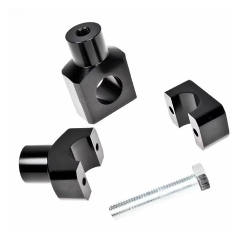 Rehausseurs guidon moto 25 mm noir pour éliminer la fatigue des bras sur Dyna et Sportster