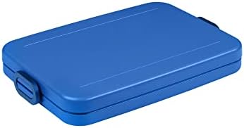 Mepal  Lunch Box Take a Break Flat  Nordic Green  Capacity 800 ml  Compartment Lunch Box  Ideal for Meal Prep  Sandwich Box - Dishwasher Safe
