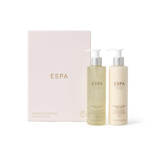 Image of ESPA Bergamot & Jasmine Hand Care Duo, Hand Wash & Lotion Gift Set