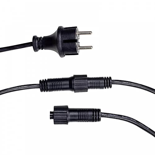 Miniatura 6 de Mulin Mu Guirnaldas Luces Exterior 10 Metros 10 Portalámparas Para Led E27 Negro Cable Impermeable Extensible Hasta 1000w Ip54 Exterior Jardín Boda Clase De Eficiencia Energética: A