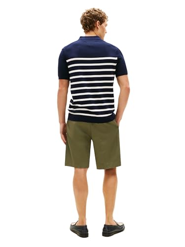 Image of Tommy Hilfiger Men's Lightweight Cotton Knit Short Sleeve Polo Shirt
