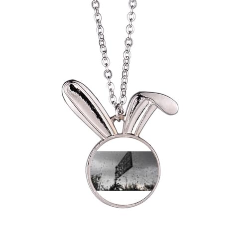 Collier lapin In The Rainy Day un bijou poétique qui éveille la tendresse