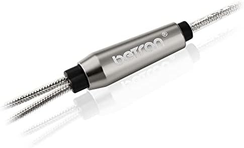 Betron B25 Earphones, Noise Isolating In-Ear Wired Headphones with Strong Bass, Tangle-Free Cord, Lightweight, Carry Case and Soft Earbud Tips
