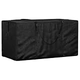 Gartenkissen Aufbewahrungstasche 150x75x75 cm Schwarz - Robuste Auflagenbox für Gartenpolster, Sitzkissen und Outdoor Zubehör