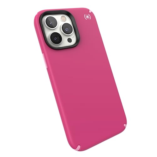 Image of Speck iPhone 14 Pro Case - Drop Protection, Scratch Resistant, Built for MagSafe Slim Phone Case for 6.1 Inch iPhones 14 Pro - Anti-Fade Case - Presidio2 - Digital Pink /Blossom Pink /White