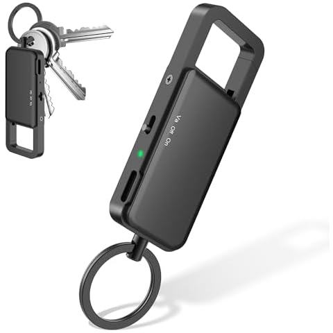 128GB Voice Recorder with Playback – 9000 Hours Audio Storage, 24-Hour Battery Life, USB-C Voice Activated Recorder with Noise Reduction for Lectures, Meetings, and Interviews Cover